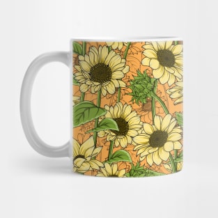 Sunflowers Pattern Mug